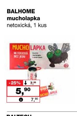 BALHOME mucholapka netoxická, 1 kus