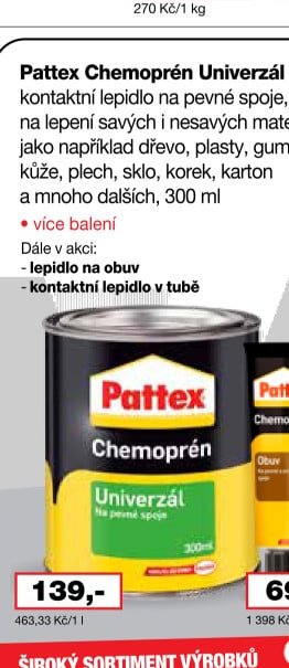 Pattex Chemoprén Univerzál kontaktní lepidlo