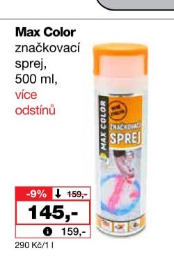 Max Color značkovací sprej, 500 ml