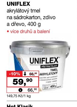UNIFLEX akrylátový tmel