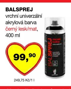 BALSPREJ vrchní univerzální akrylová barva