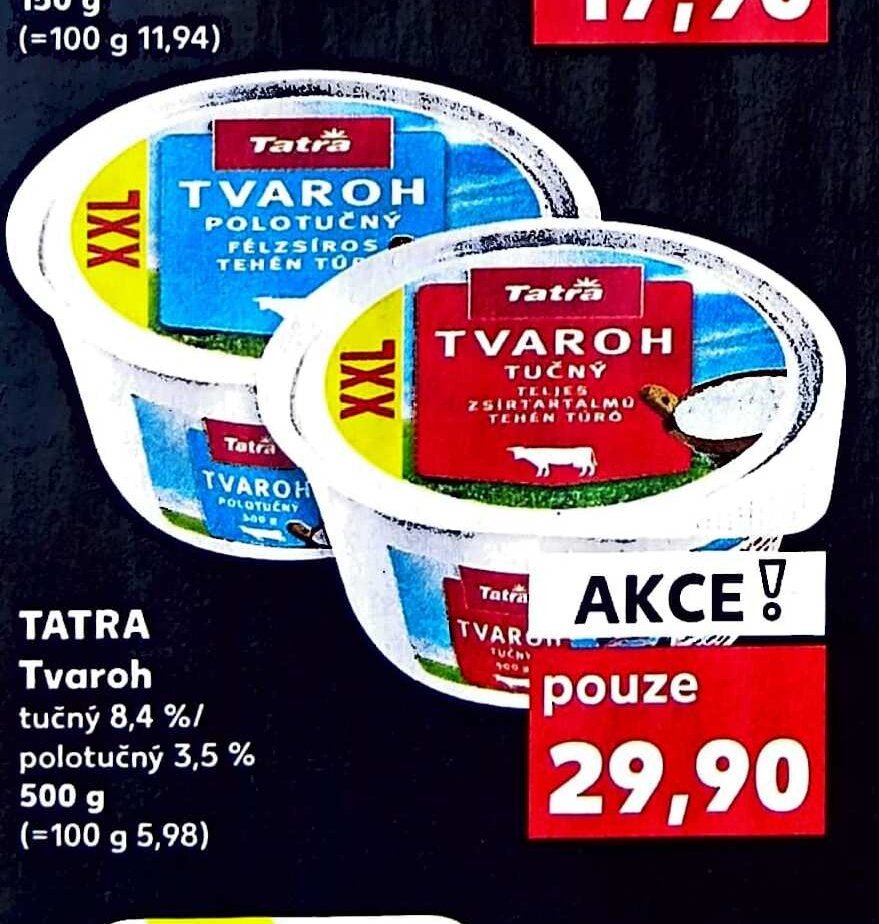 TATRA Tvaroh - Kaufland aktualniletaky.eu