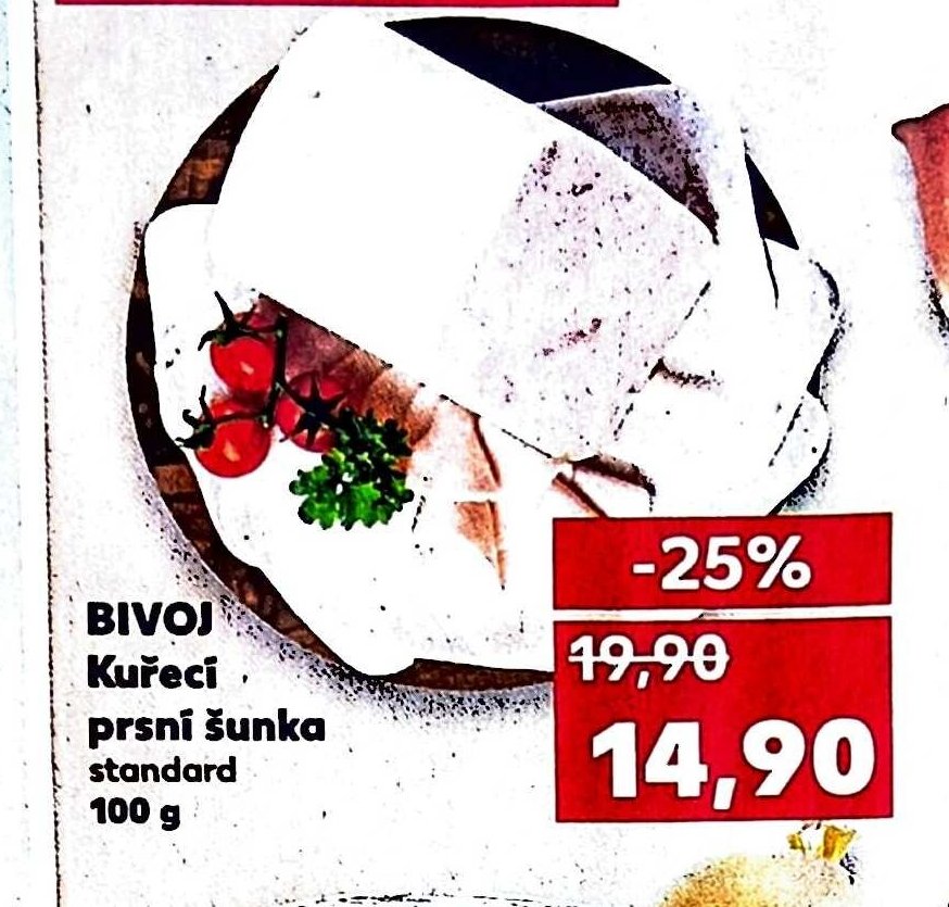 BIVOJ Kuřecí prsní šunka standard - Kaufland aktualniletaky.eu