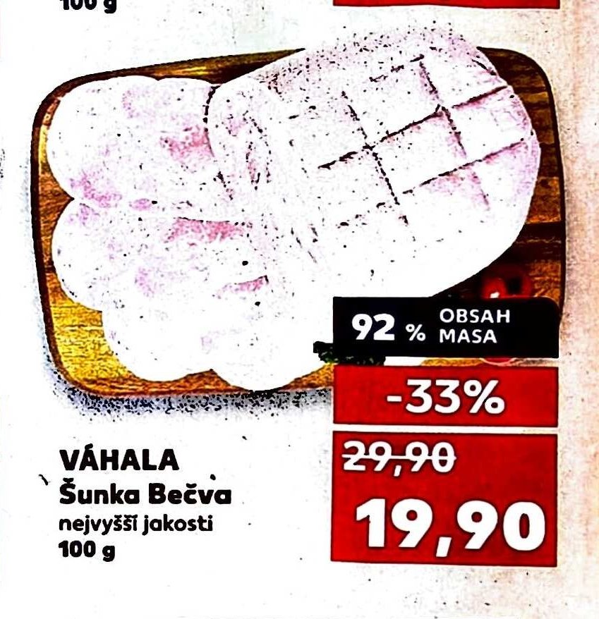 VÁHALA Šunka Bečva - Kaufland aktualniletaky.eu