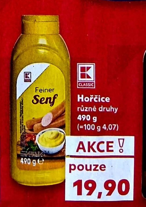 Hořčice - Kaufland aktualniletaky.eu