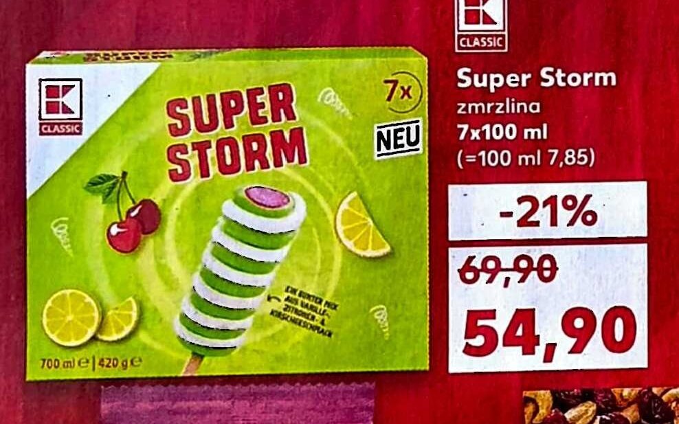Super Storm zmrzlina - Kaufland aktualniletaky.eu