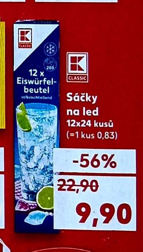 Sáčky na led 12x24 kusů