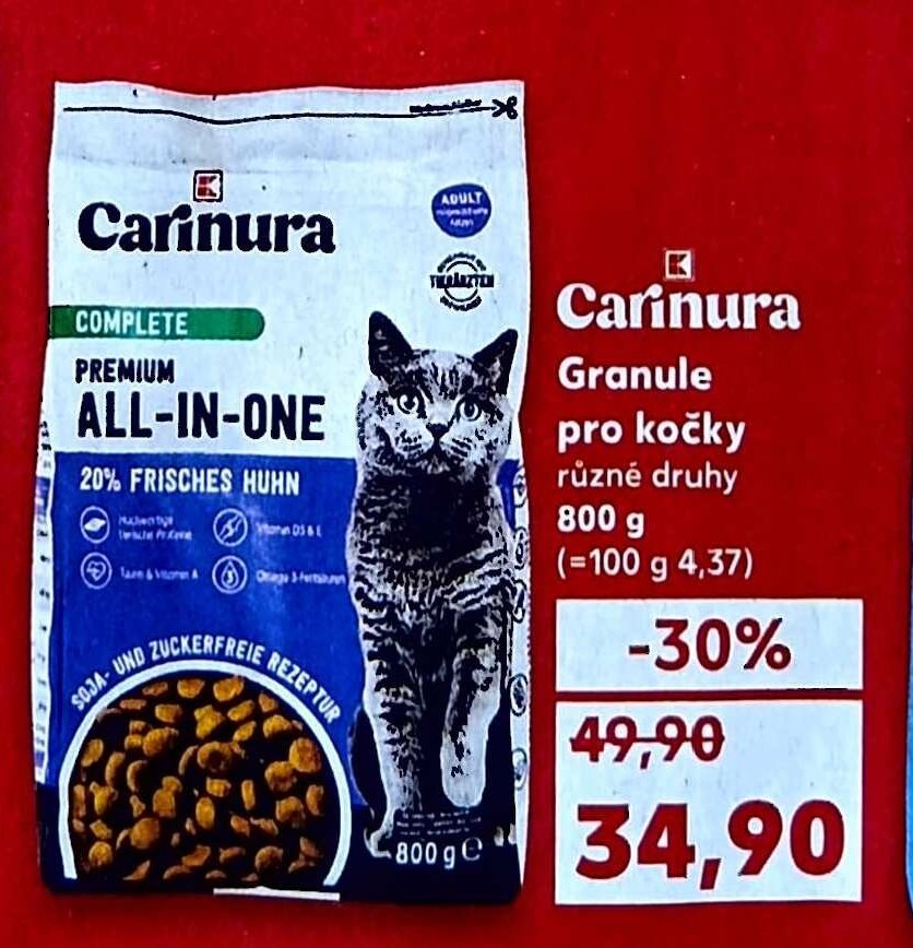 Carinura Granule pro kočky 800 g