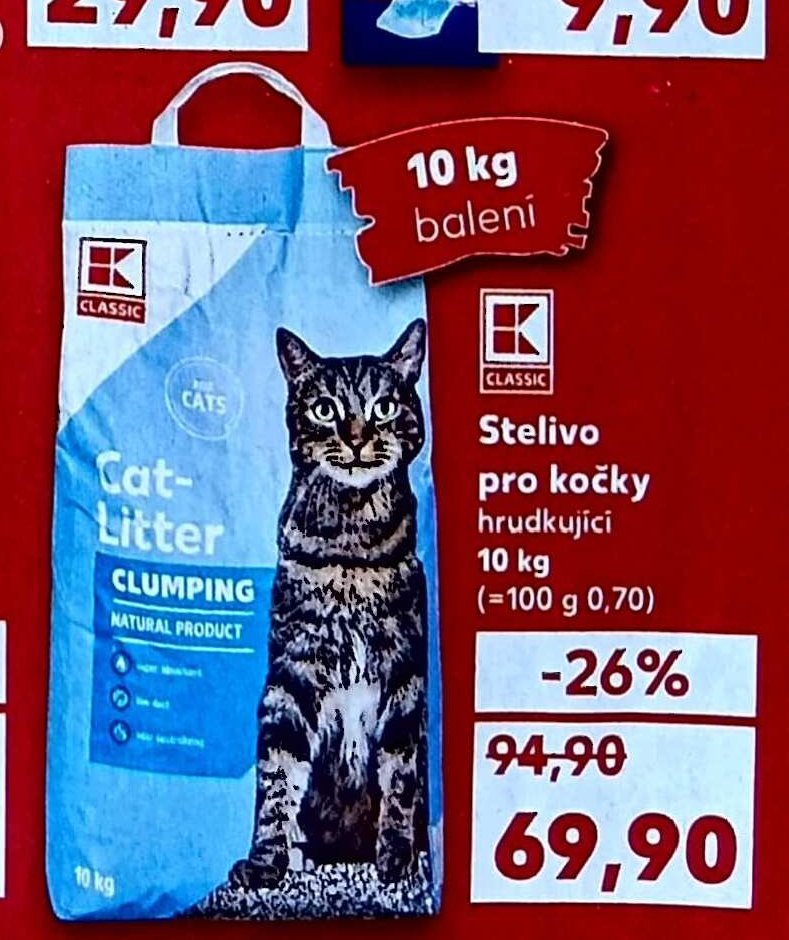 Stelivo pro kočky 10 kg