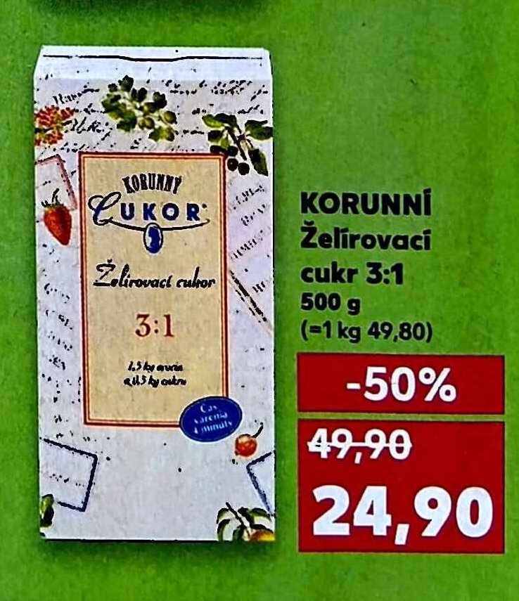 Korunní Želírovací cukr 3:1
