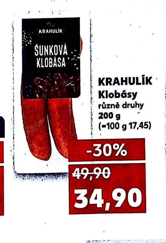 KRAHULÍK Klobásy