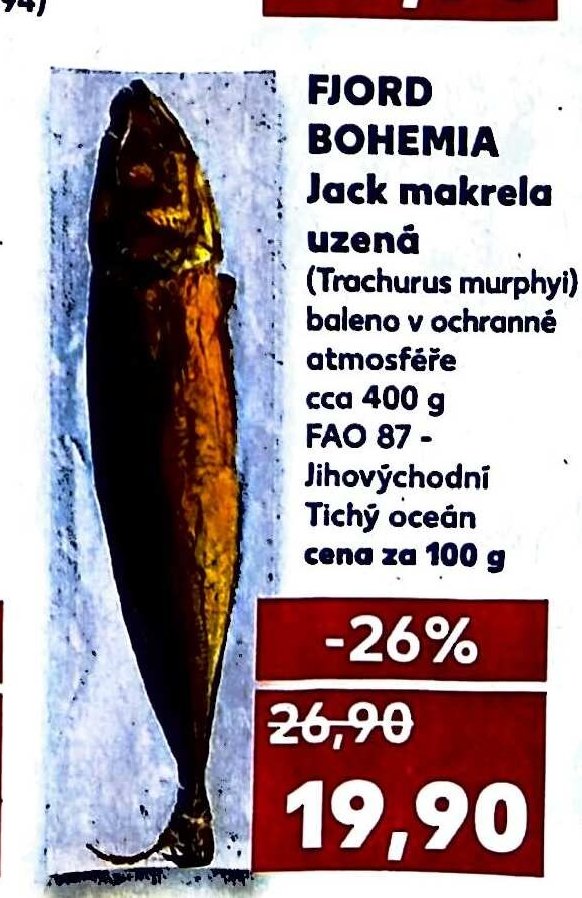 FJORD BOHEMIA Jack makrela uzená - Kaufland aktualniletaky.eu