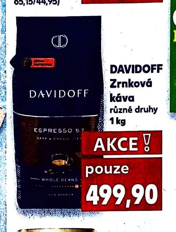 Davidoff Zrnková káva