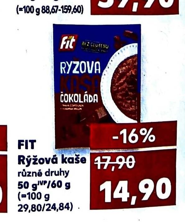Fit Rýžová kaše