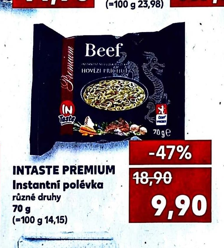 INTASTE PREMIUM Instantní polévka