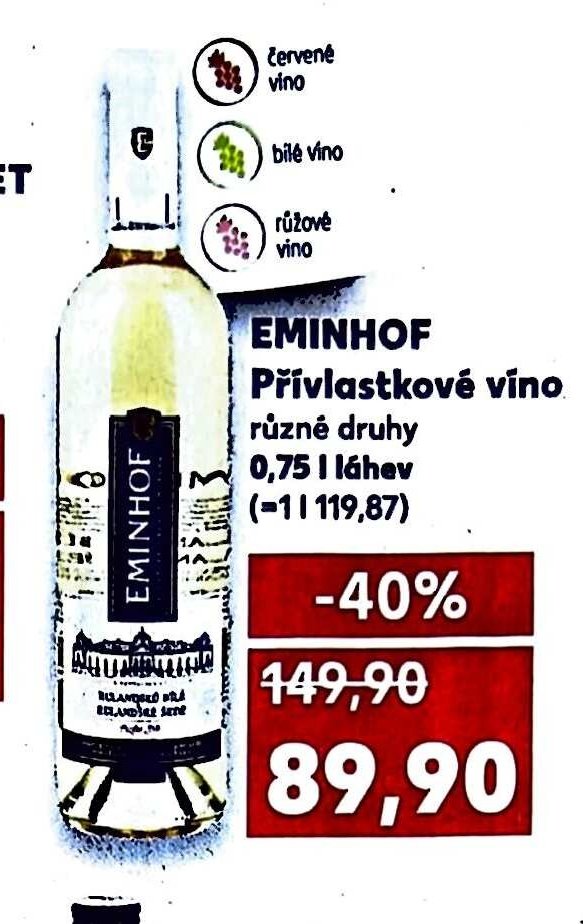 EMINHOF Přívlastkové víno