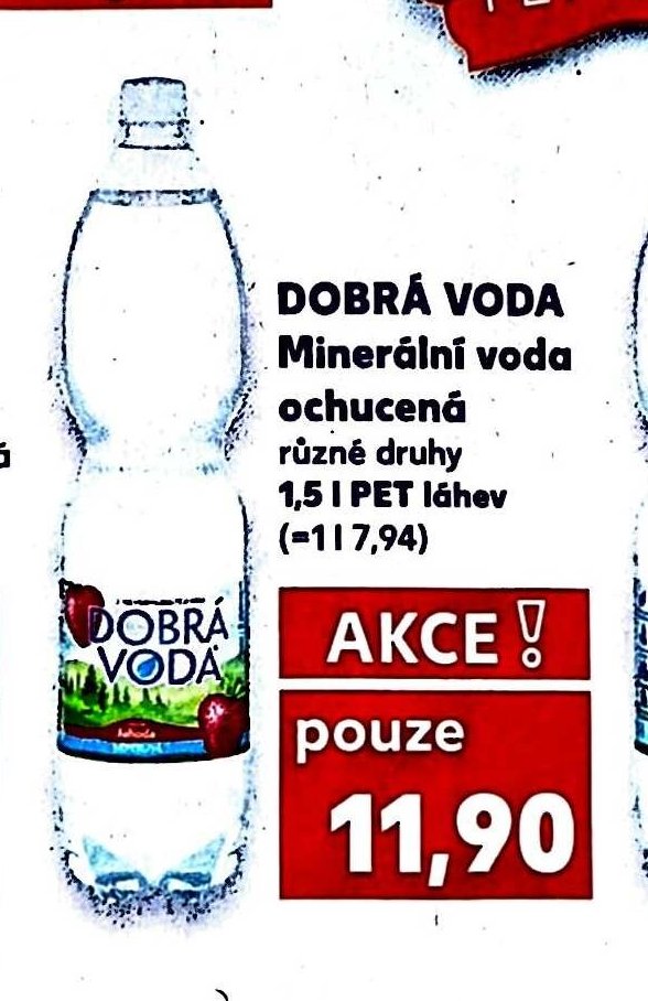 DOBRÁ VODA Minerální voda ochucená