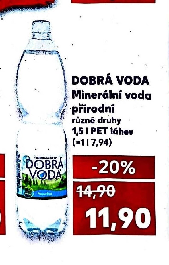 DOBRÁ VODA Minerální voda přírodní