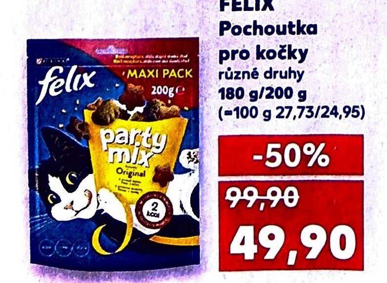 FELIX Pochoutka pro kočky - Kaufland aktualniletaky.eu