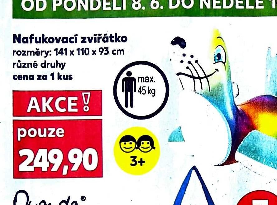 Nafukovací zvířátko - Kaufland aktualniletaky.eu