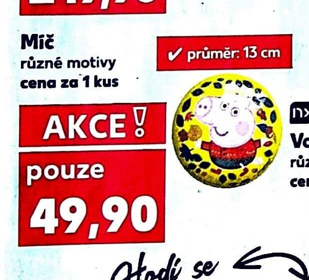 Míč - Kaufland aktualniletaky.eu