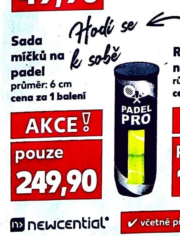 Sada míčků na padel - Kaufland aktualniletaky.eu