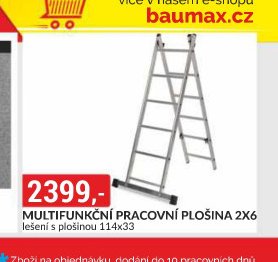 Multifunkční pracovní plošina 2x6