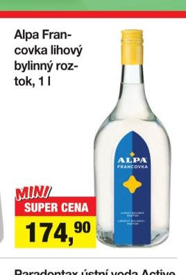 Alpa Francovka lihový bylinný roztok