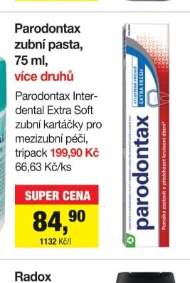 Parodontax zubní pasta, 75 ml