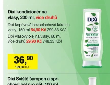 Dixi kondicionér na vlasy, 200 ml