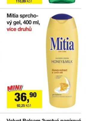 Mitia sprchový gel, 400 ml