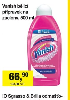 Vanish bělící přípravek na záclony, 500 ml
