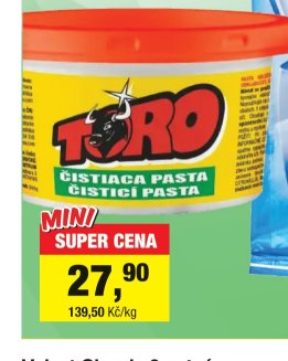 Toro čistící pasta