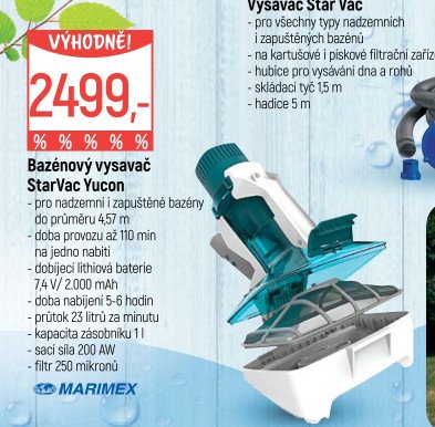 Bazénový vysavač StarVac Yucon