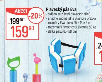 Plavecký pás Eva