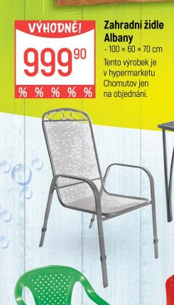 Zahradní židle Albany - Globus aktualniletaky.eu
