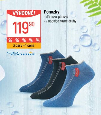 Ponožky dámské, pánské Boma