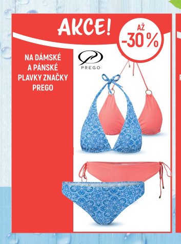 Dámské a pánské plavky značky Prego