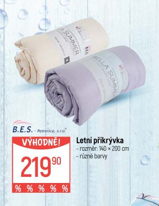 Letní přikrývka