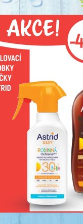 Astrid sun Rodinná ochrana sprej na opalování OF 30