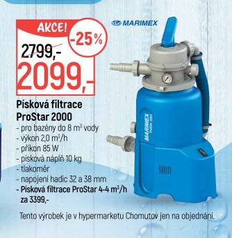 Písková filtrace ProStar 2000