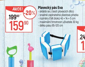 Plavecký pás Eva