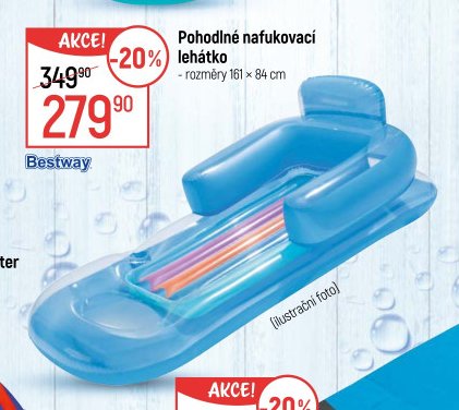 Pohodlné nafukovací lehátko