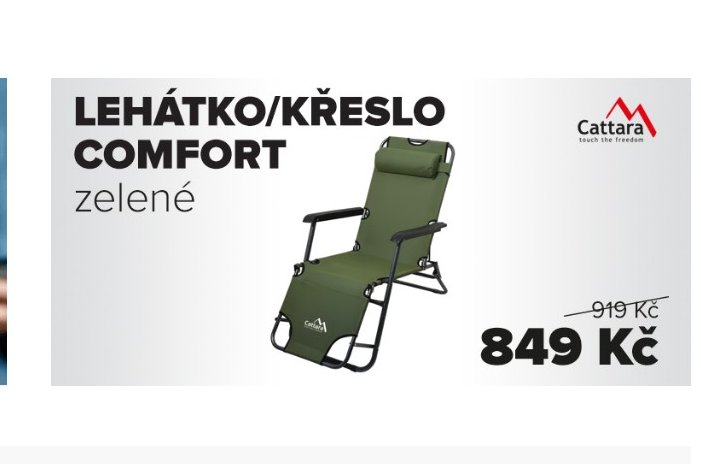 LEHÁTKO/KŘESLO COMFORT zelené