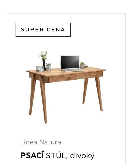 PSACÍ STŮL, divoký dub, Linea Natura