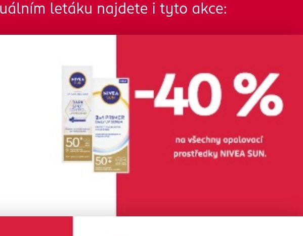 NIVEA SUN opalovací prostředky