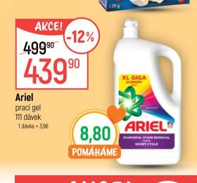Ariel prací gel