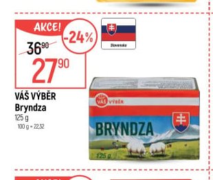 Váš Výběr Bryndza 125 g