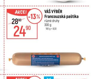 Váš Výběr Francouzská paštika různé druhy 300 g