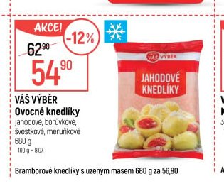 Váš Výběr Ovocné knedlíky 680 g